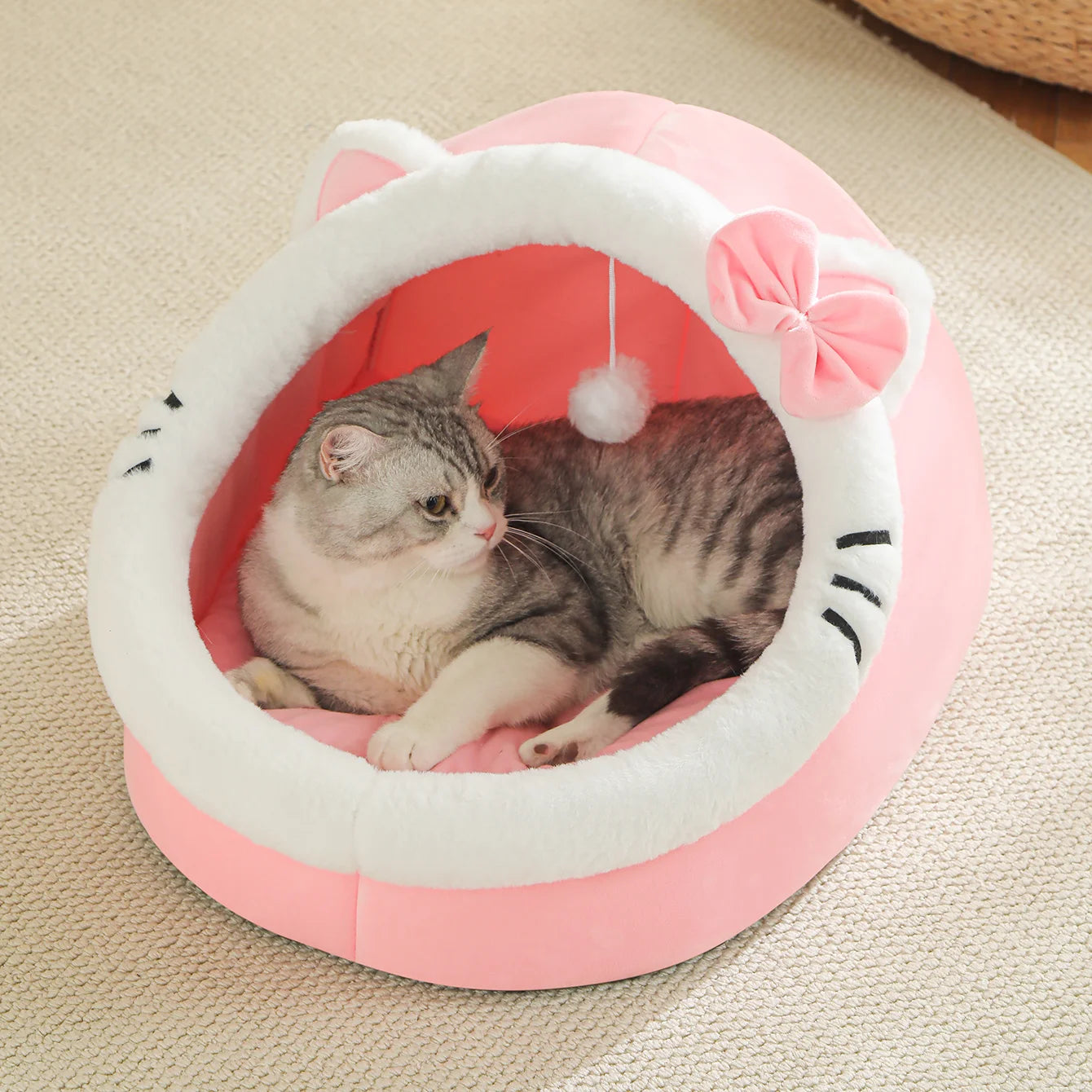 Universal Cat Bed Cat House Soft And Comfortable Pet Bed Puppy Sleeping Bag Pet Supplies