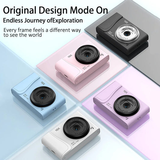 Retro CCD 24 Million Pixels Camcorder 4K Digital Camera 16x Zoom Compact Cameras Auto Focus