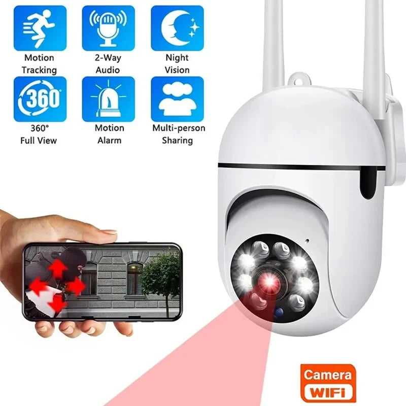 Wireless Monitoring Camera 360 degree intercom 1080P Home Security Camera Remote HD Night Vision Camera