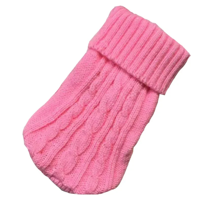 Dog Winter Clothes Knitted Pet Clothes For Small Medium Dogs Chihuahua Puppy Pet Sweater
