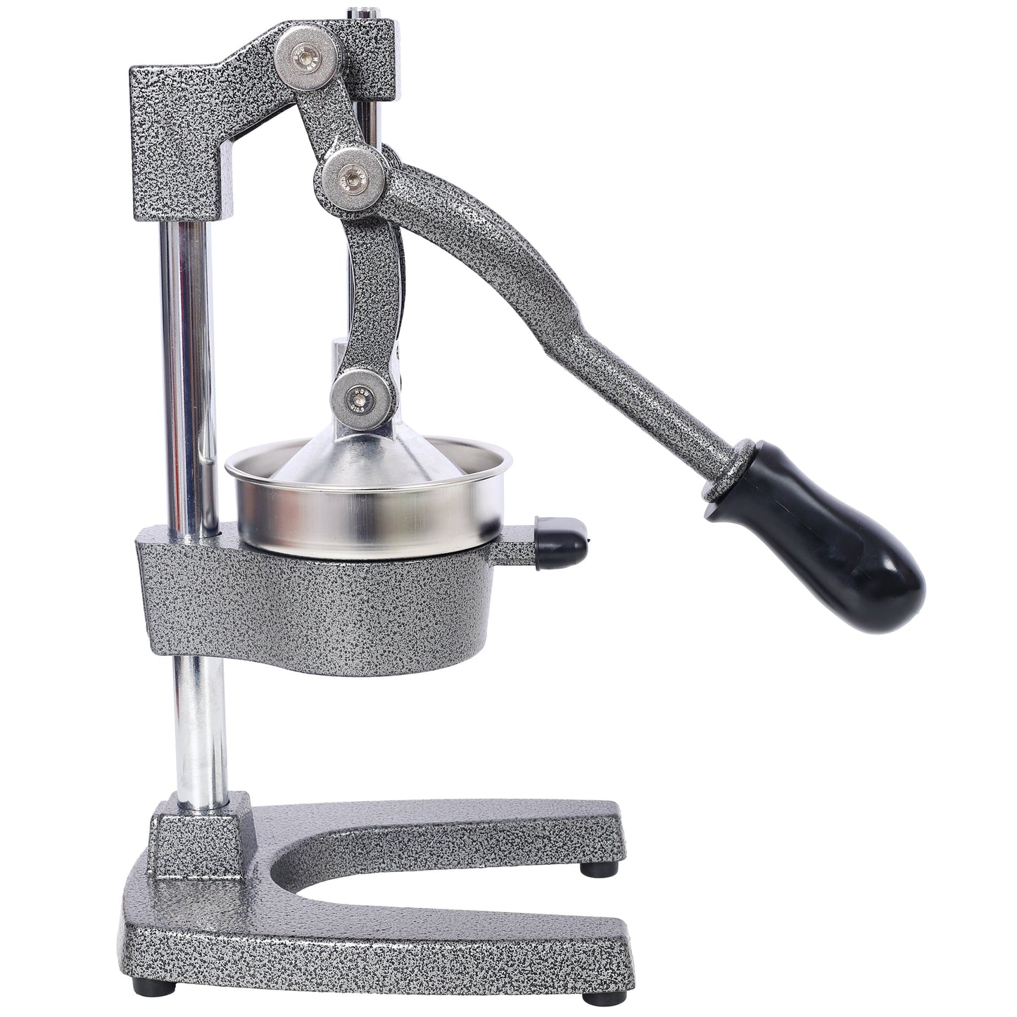 Cast Iron Citrus Juicer, Extra-Large Commercial Grade Manual Hand Press , Heavy Duty Countertop Squeezer for Fresh Orange Juice ,grey color