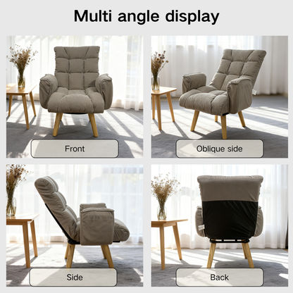 Rotatable Adjustable Back Lazy Sofa Lounge Chair