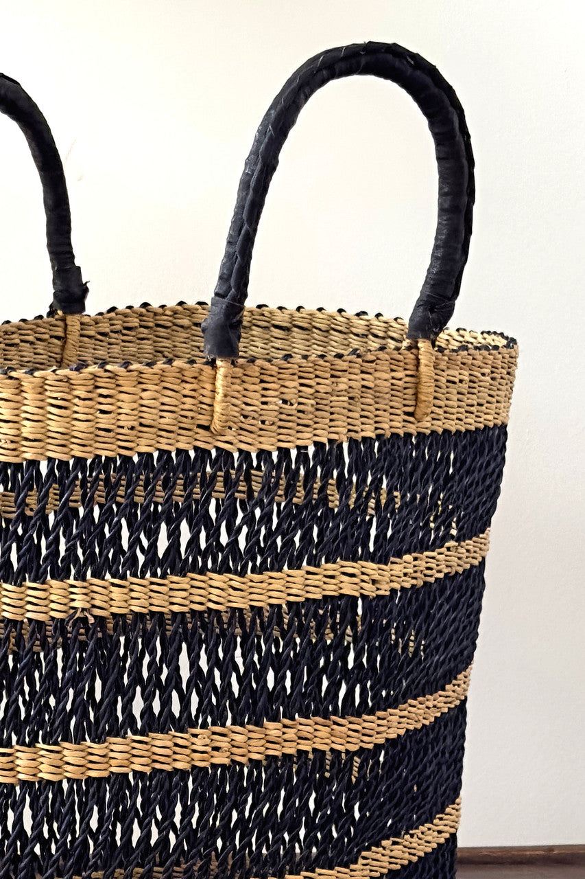 Breezy Tote - Natural & Black