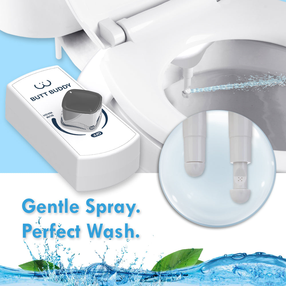 BUTT BUDDY - Bidet Toilet Attachment & Fresh Water Sprayer