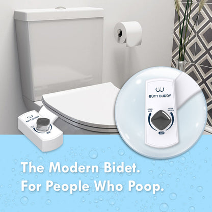 BUTT BUDDY - Bidet Toilet Attachment & Fresh Water Sprayer