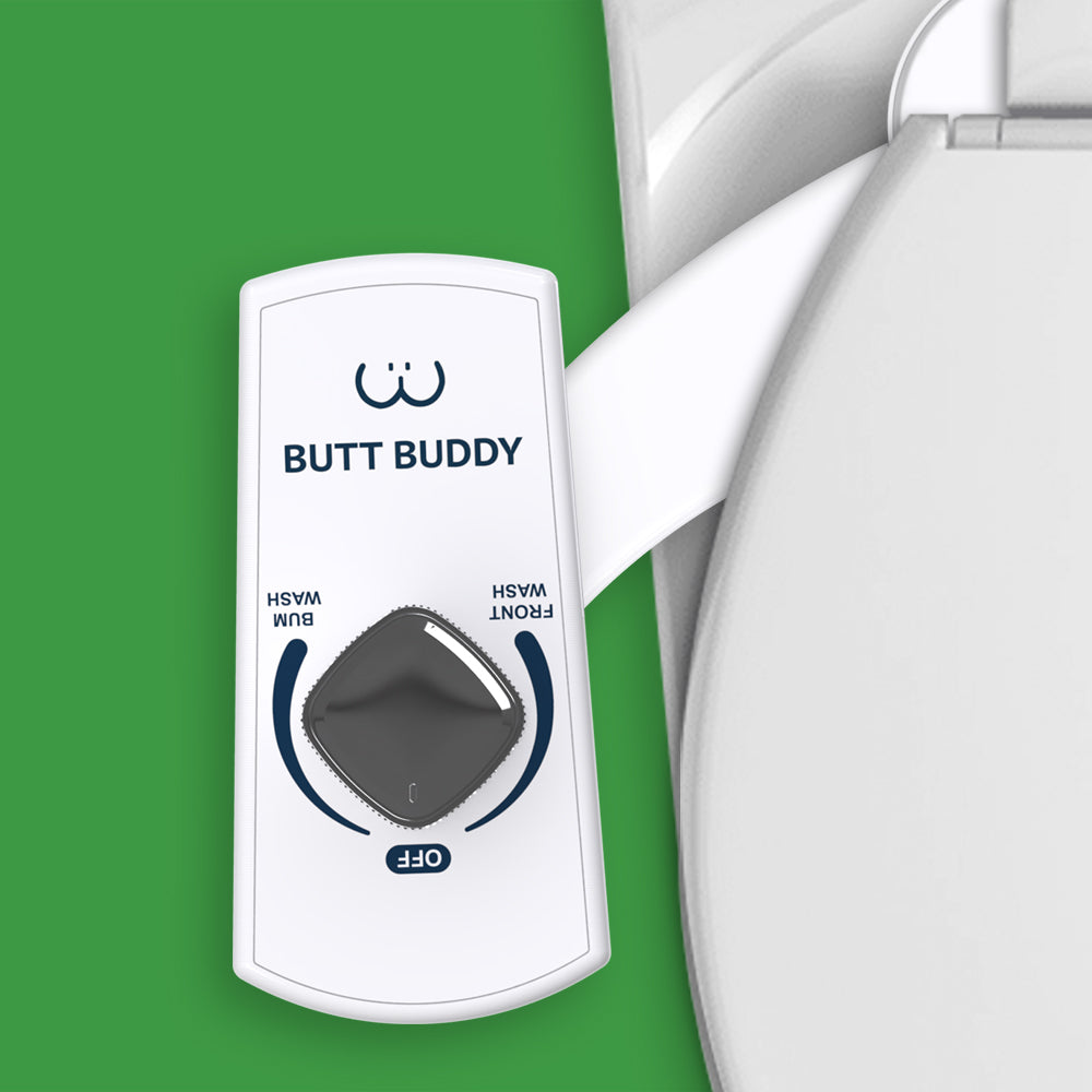 BUTT BUDDY Duo - Rear & Front Water Sprayer Bidet Toilet Attachment