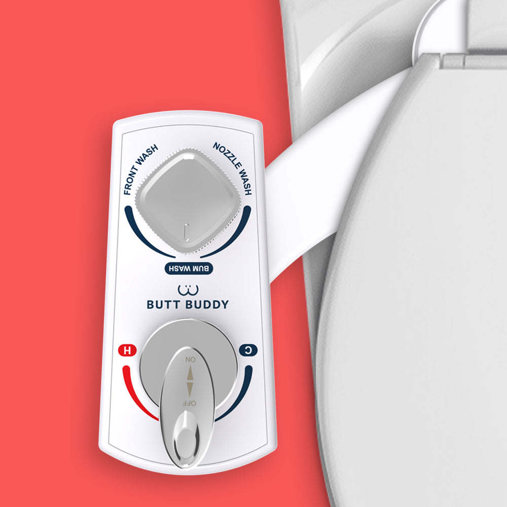 BUTT BUDDY Spa - Cool & Warm Water Sprayer Bidet Toilet Attachment