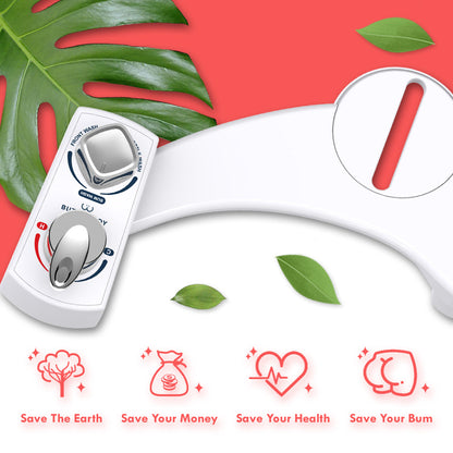 BUTT BUDDY Spa - Cool & Warm Water Sprayer Bidet Toilet Attachment