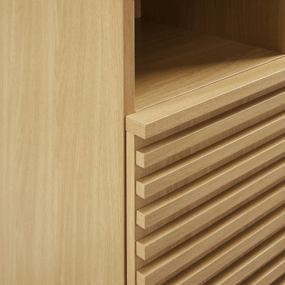 Render Tall Narrow Bathroom Storage Cabinet by Modway