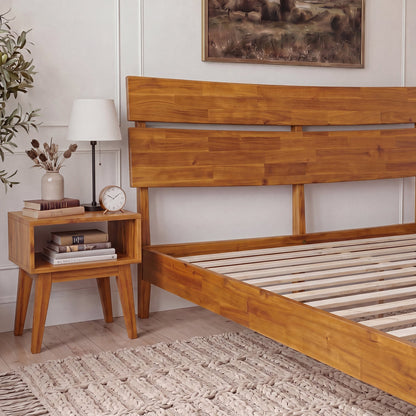 Aurora Solid Wood Bed Frame