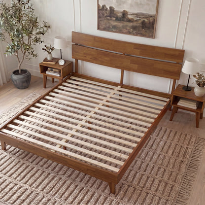 Aurora Solid Wood Bed Frame