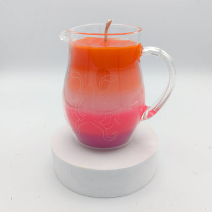 Pride flag in a Jar Wax Play Candle - Low Temp - Unscented - Pitcher Candle