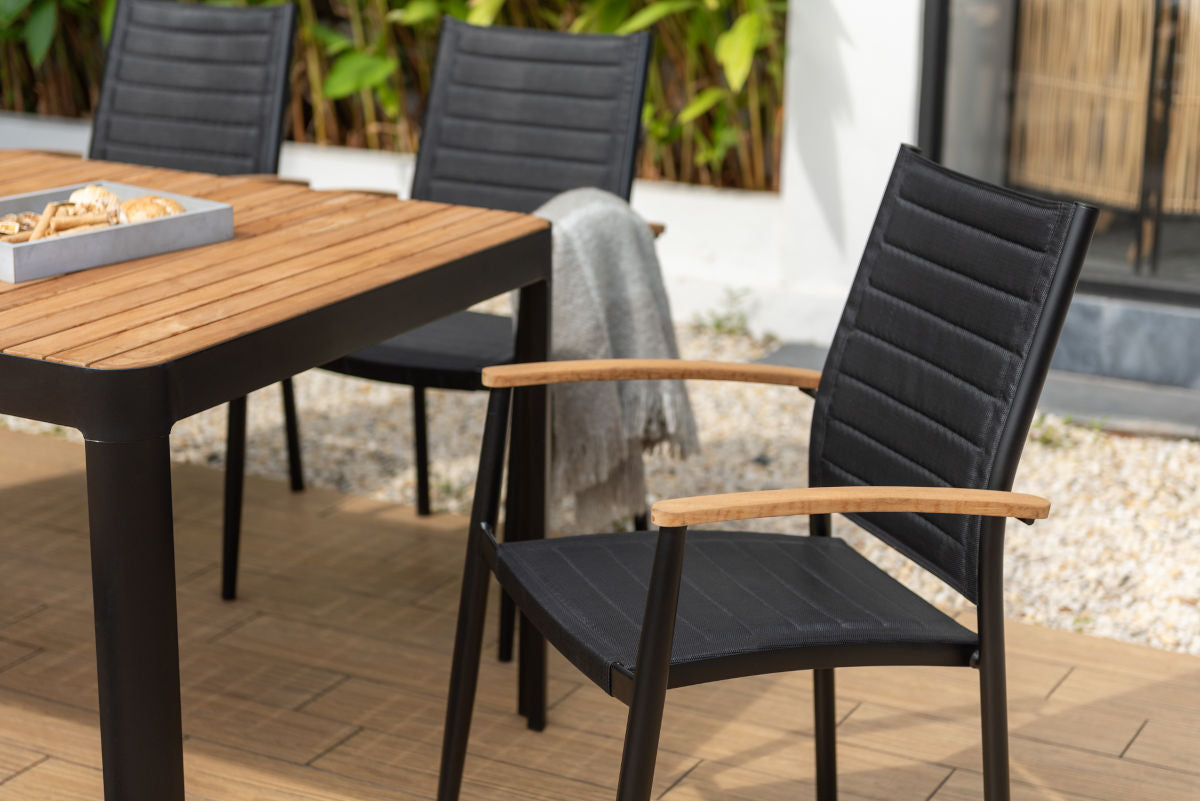 Portals Dark Lite 2pc Stacking Armchair