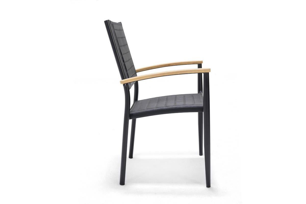 Portals Dark Lite 2pc Stacking Armchair
