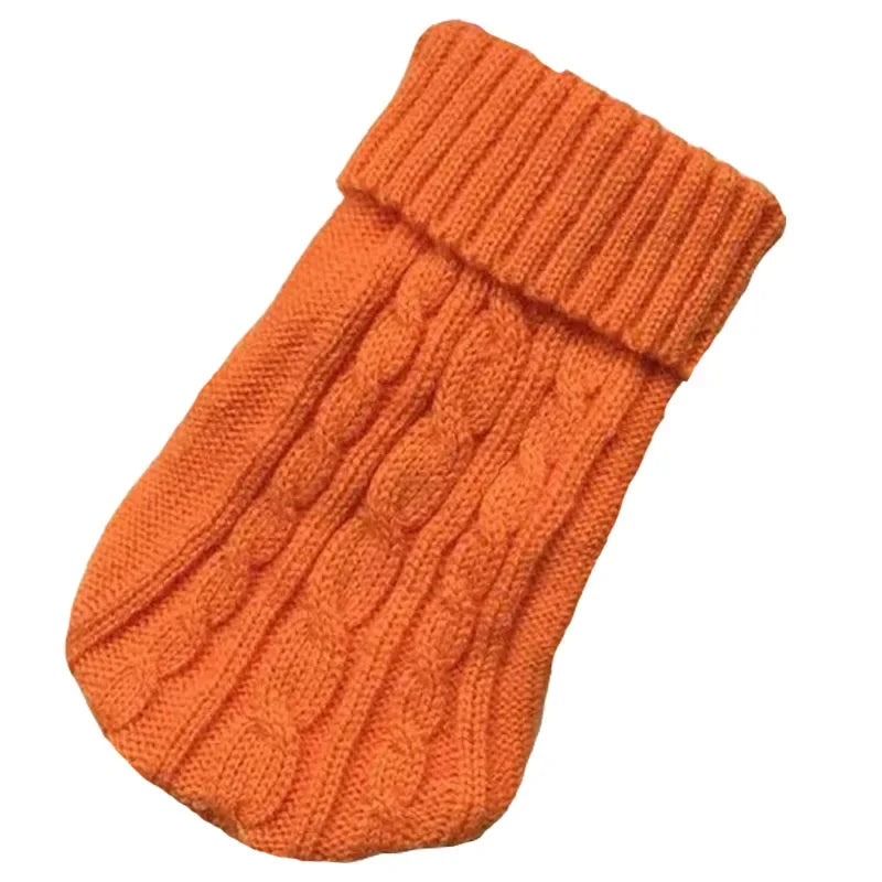 Dog Winter Clothes Knitted Pet Clothes For Small Medium Dogs Chihuahua Puppy Pet Sweater