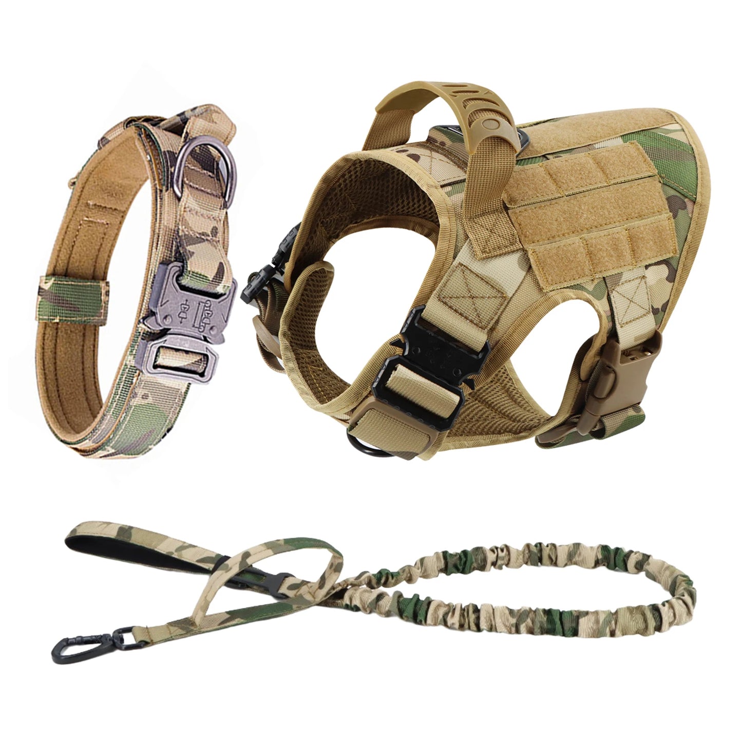 Large Dog Harness And Leash Set Pet Training Walking Vest Dog Harness And Collar For Medium Large Dogs