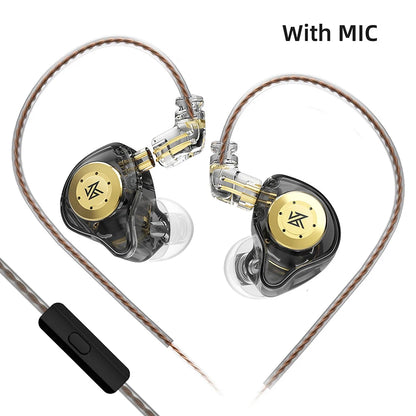 O 10mm Dual Magnetic Circuit Dynamic Drive Earphone HIFI Bass Earbud Sport Noise Cancelling Headset