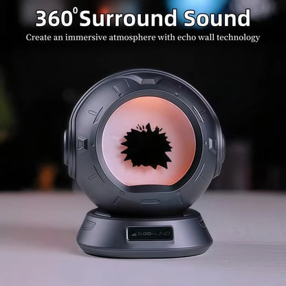 Dancing Ferrofluid Speaker with 2 Adjustable Modes and Colorful Lights