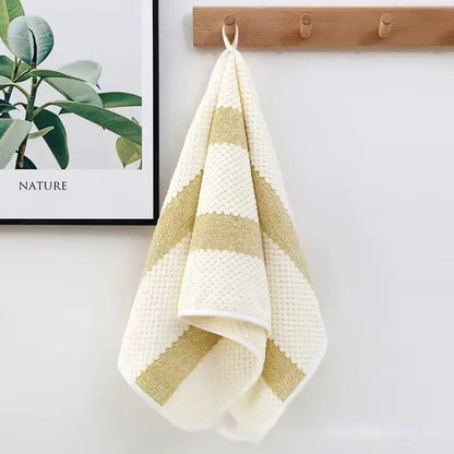 Bath Towel Washcloth Cotton Towel Solid Color Soft Absorbent Towels