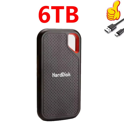 SSD 128TB High Speed External Hard Drive 1TB Hard Disk 2TB 4TB USB 3.1 Storage Device for Laptop/PC/Phone