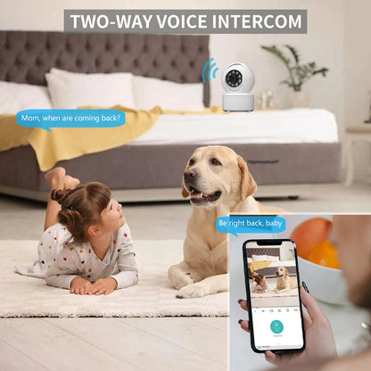 1080P wireless WIFI security camera home CCTV baby monitor full-color  night vision automatic tracking two-way audio