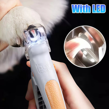 Professional Pet Nail Clipper Scissors With LED Light Cat Dog Nail Clipper Tool Scissors Nail Toeclaw Cutter