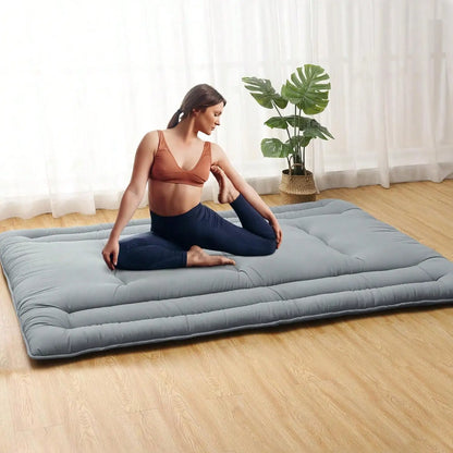Floor Mattress Futon Mattress,3 '' Thicken Daybed Futon Roll Up, Portable & Foldable Tatami Mat For Sofa Lounger