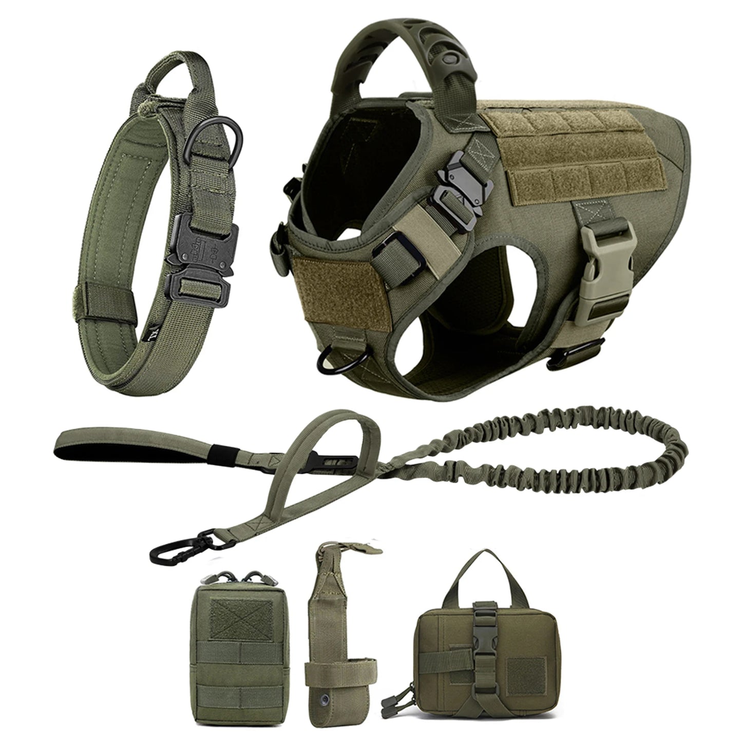 Large Dog Harness And Leash Set Pet Training Walking Vest Dog Harness And Collar For Medium Large Dogs