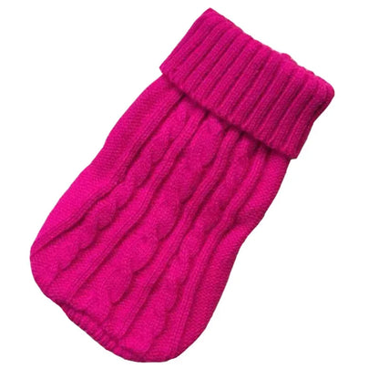 Dog Winter Clothes Knitted Pet Clothes For Small Medium Dogs Chihuahua Puppy Pet Sweater