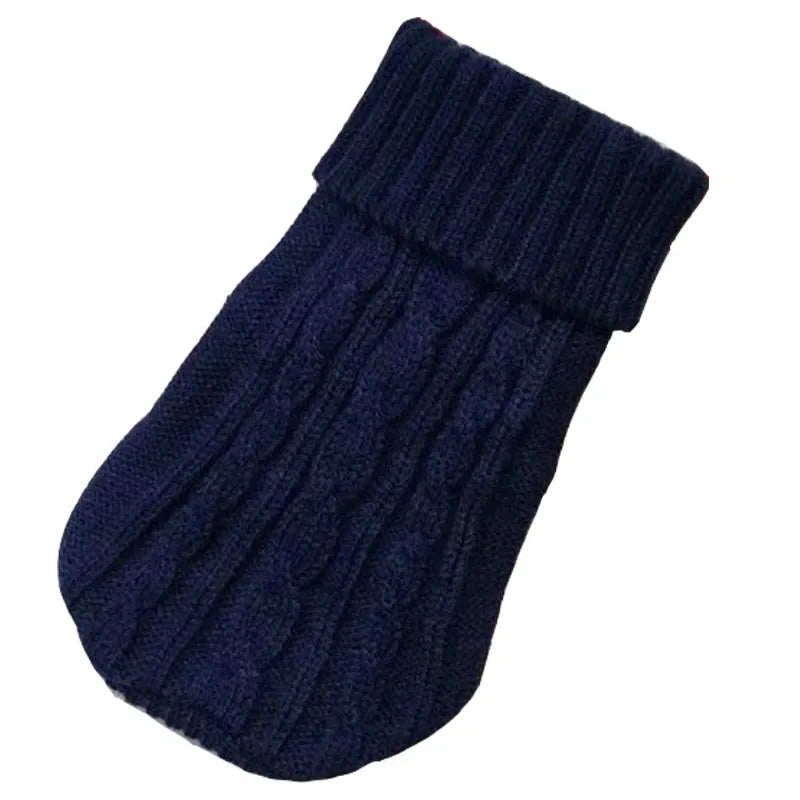 Dog Winter Clothes Knitted Pet Clothes For Small Medium Dogs Chihuahua Puppy Pet Sweater