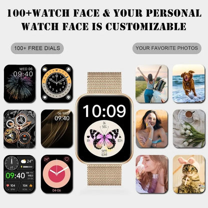 1.85"HD Smart Watch for Women, AI Voice Smart Watch for Android/for iPhone, Sport Watch