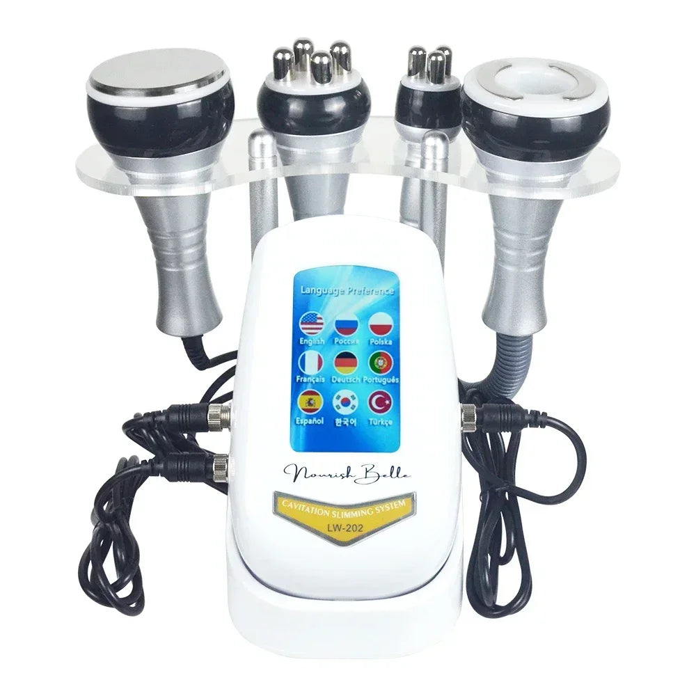 4IN1 Cavitation Body Slimming 40K Machine Beauty Massager Skin Tighten Face Lifting Vacuum