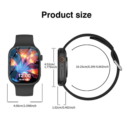 Smart Watch Bluetooth Call Message Display Fitness Monitoring Bracelet Suitable for Android iPhone