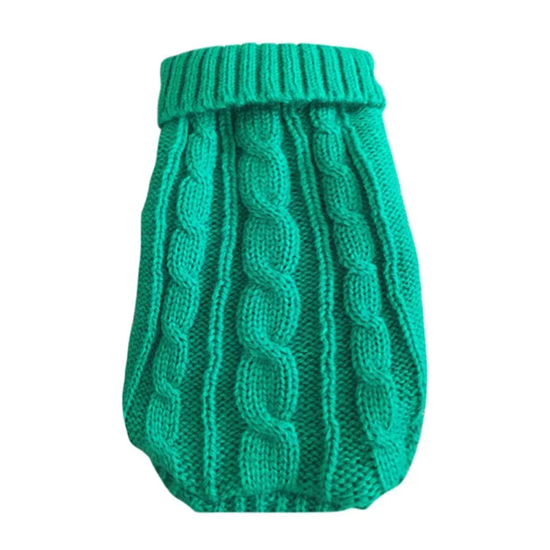 Dog Winter Clothes Knitted Pet Clothes For Small Medium Dogs Chihuahua Puppy Pet Sweater