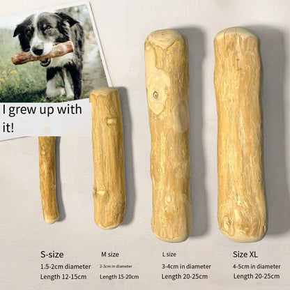 Heavy Duty Canine Coffee Wood Chew Toys, Natural Puppy Chew Sticks, Dog Chew Stick Toys