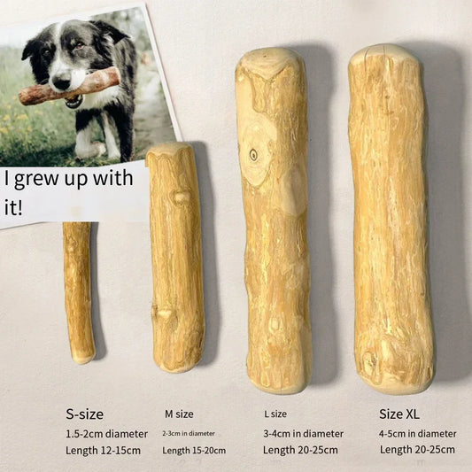 Heavy Duty Canine Coffee Wood Chew Toys, Natural Puppy Chew Sticks, Dog Chew Stick Toys