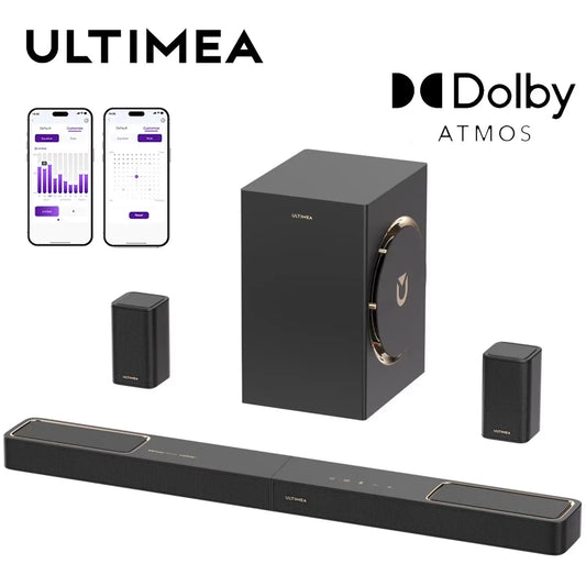 ULTIMEA Surround Sound Home Theater System for TV with 2 Surround Speakers