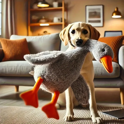 Soft Colorful Duck Plush Toy for Cats Dogs Relax Pet Companion Anxiety-Relieving Dog Buddy Energy Release