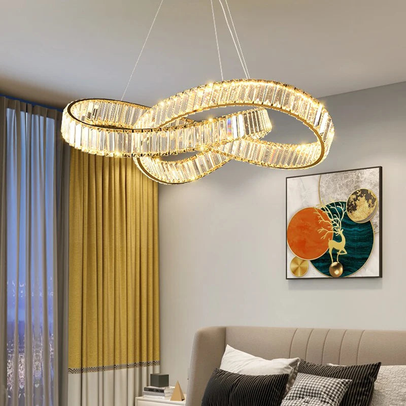 Nordic home decor, crystal chandeliers, living room, bedroom, and dining room chandeliers, ceiling lights, indoor lighting