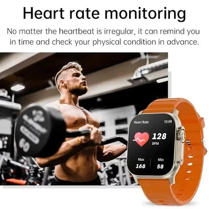 New Smartwatch Men 49mm Series 8 2.3"AMOLED Screen, Waterproof For Apple Watch IWO Ultra 8 Smart Watches 2025 Android
