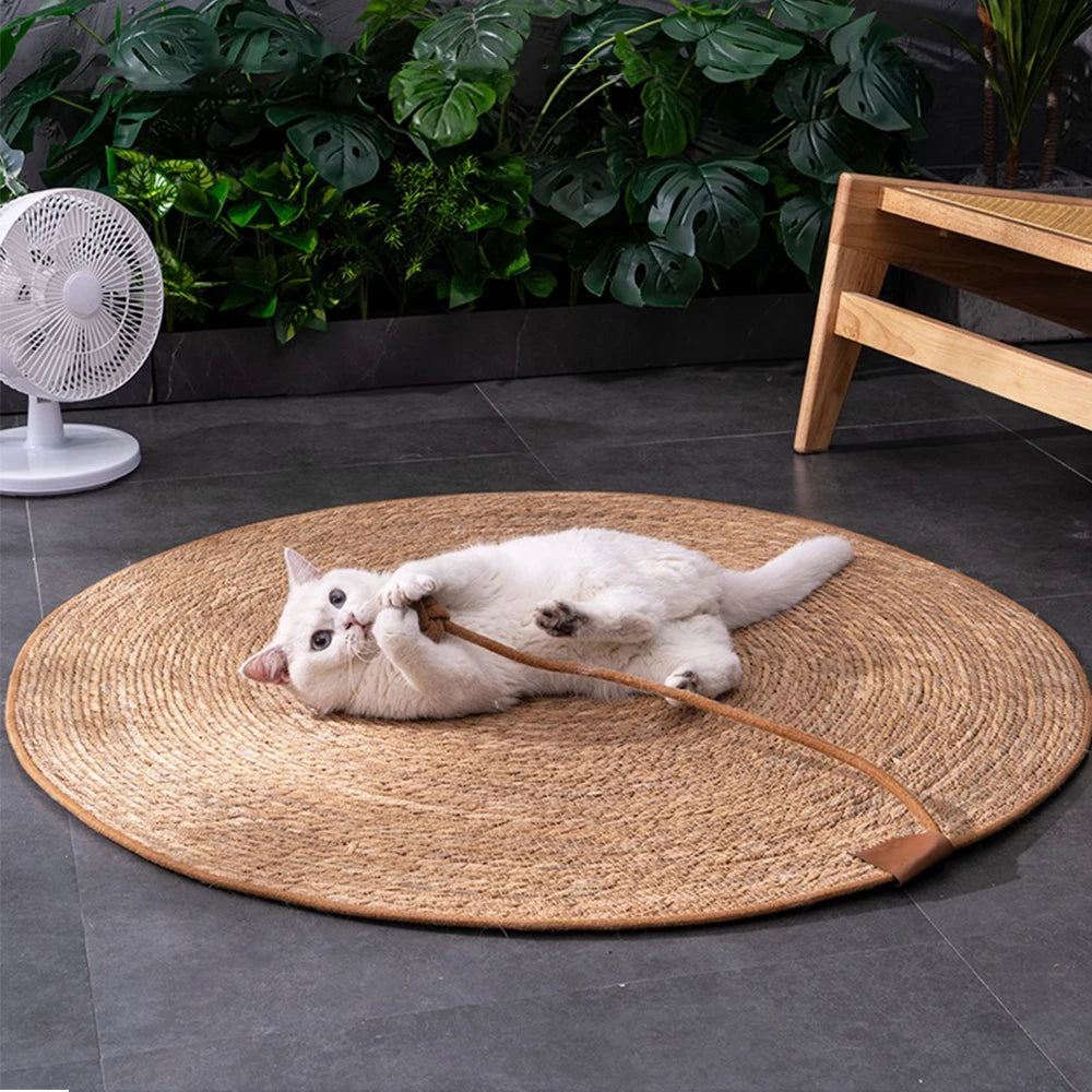 Cat Scratcher Rattan Mat Board Cat Scratch for Sharpen Nails Scraper Cats Tree Cat scratching post Sofa Mats