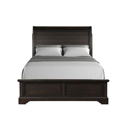 Queen Sleigh Bed Set with Dresser, Mirror, Chest & Nightstand