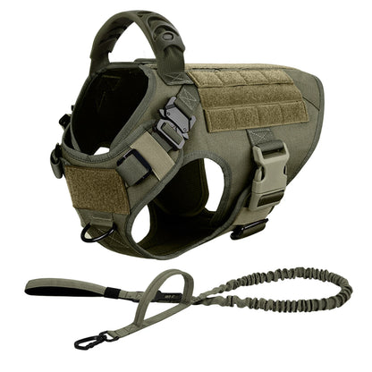 Large Dog Harness And Leash Set Pet Training Walking Vest Dog Harness And Collar For Medium Large Dogs
