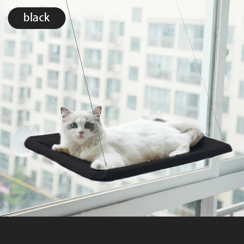 Hammock Aerial Hanging Cat Bed Climbing Frame Sunny Window Seat Nest Bearing 20kg Pet Accessories