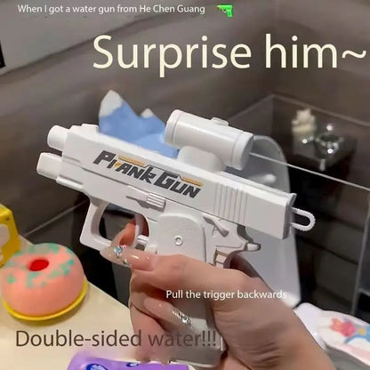 Double-Sided Reverse Water Gun - Summer Prank Toy,Mini Tactical Water Sprayer for Kids & Adults