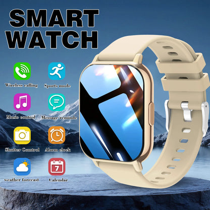 Smart Watch - Multi-Function Fitness Tracker with Call/Message/Weather/Alarm/Remote Camera Control,