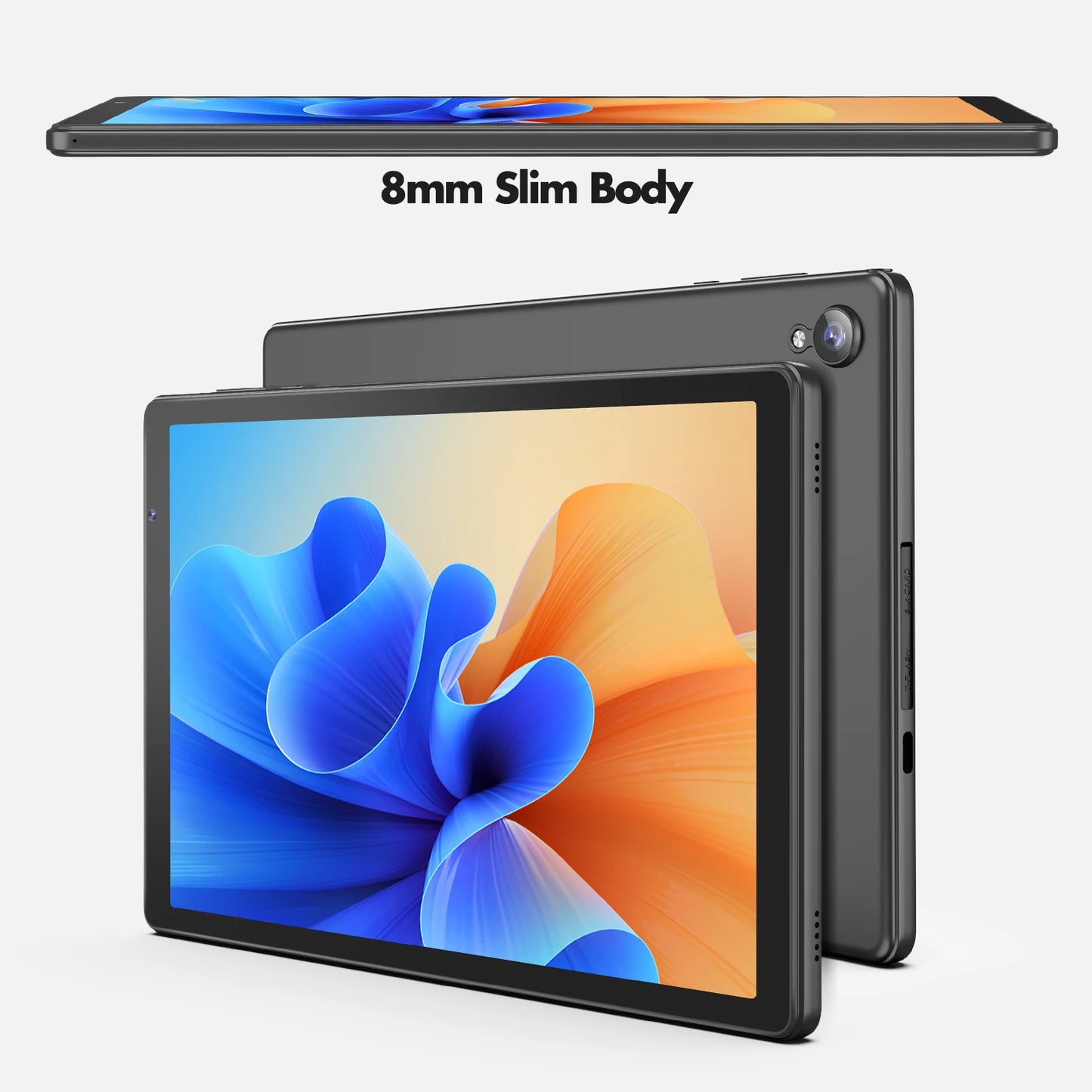 PRITOM Tablet 10-inch Android 12 32GB ROM 512GB Expand Tablets, 2GB RAM Wi-Fi 6 Tablet PC with 1.6GHz Quad Core CPU