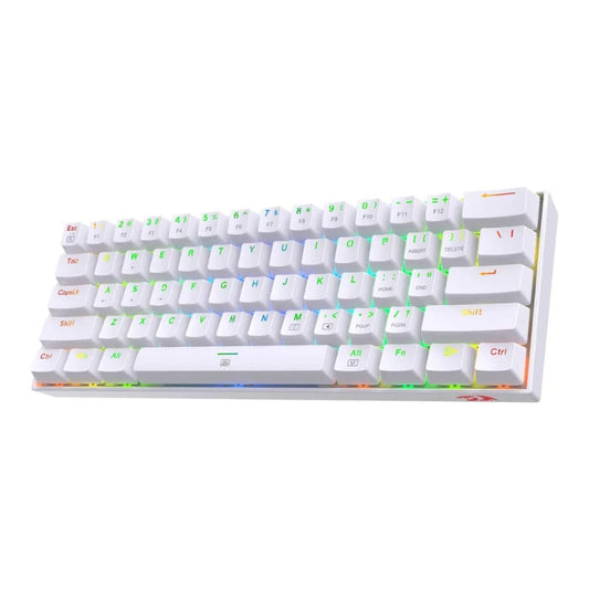Redragon K630 Dragonborn Hot Swappable 60% Wired Vibrant RGB LED USB Gaming 61 Keys Mechanical Keyboard