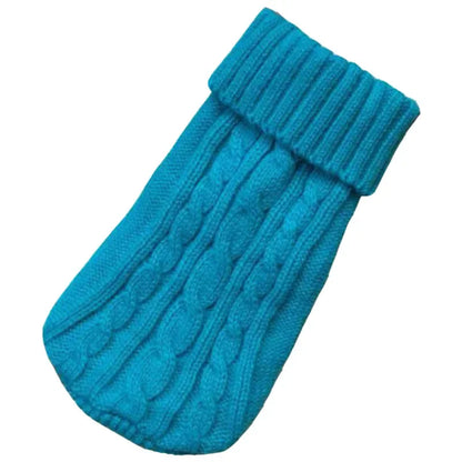 Dog Winter Clothes Knitted Pet Clothes For Small Medium Dogs Chihuahua Puppy Pet Sweater