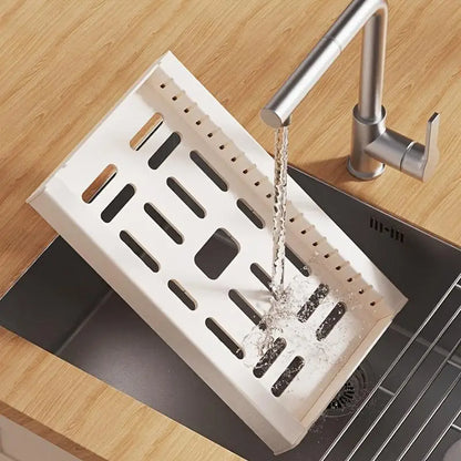 Expandable Kitchen Pot Pan Organizer under Cabinet with 7 Adjustable Dividers